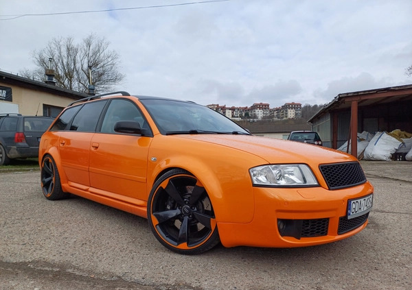 Audi RS6 cena 62900 przebieg: 210582, rok produkcji 2003 z Gdańsk małe 137